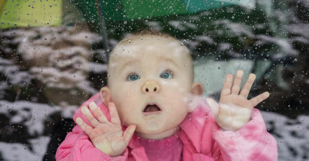 Was tun mit Baby bei Regen?