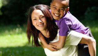 Alleinerziehende Eltern