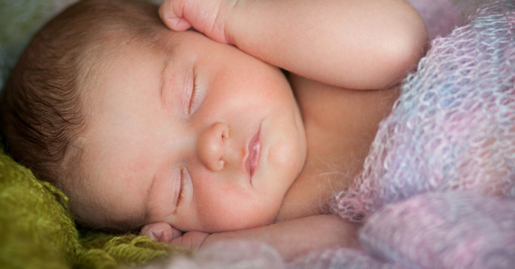Verklebte Augen bei Babys