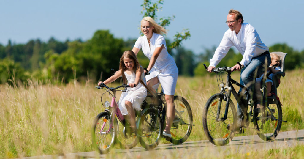 Sicheres Radfahren mit Baby