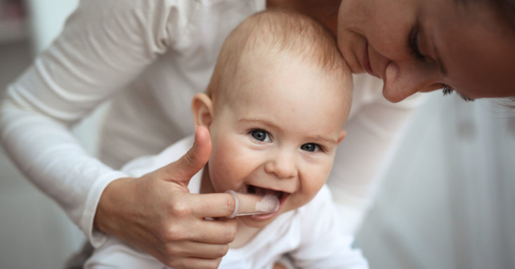 Babys erste Zähne