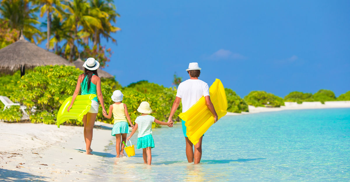 Packen für den Sommerurlaub mit der Familie