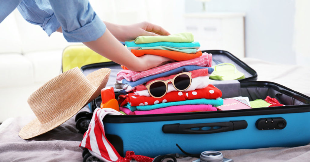 Packen für den Urlaub