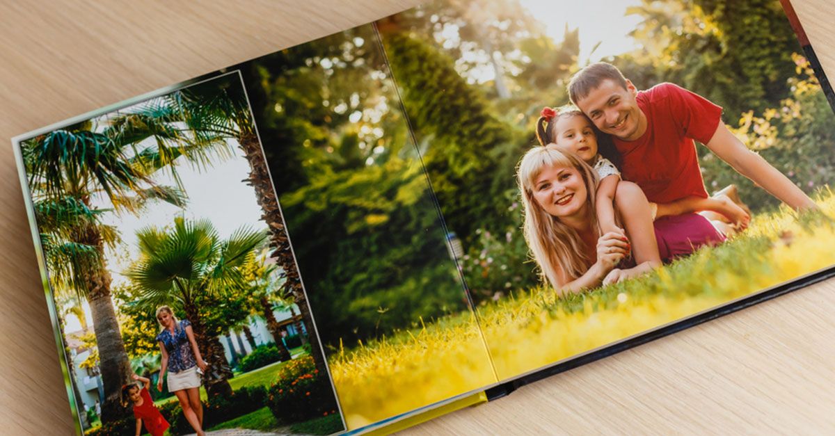 Ein Fotobuch als modernes Fotoalbum für Familienfotos