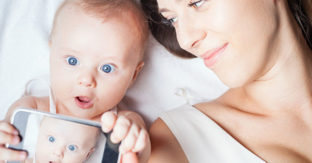 Baby- und Kinderfotos im Netz
