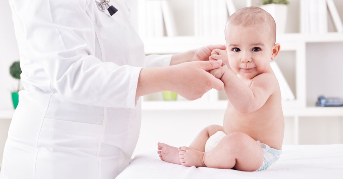 Baby und Hüfte