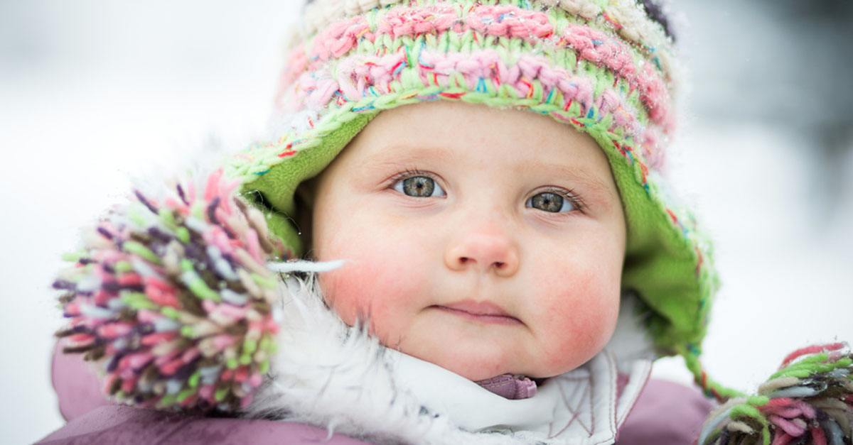 Baby anziehen im Winter