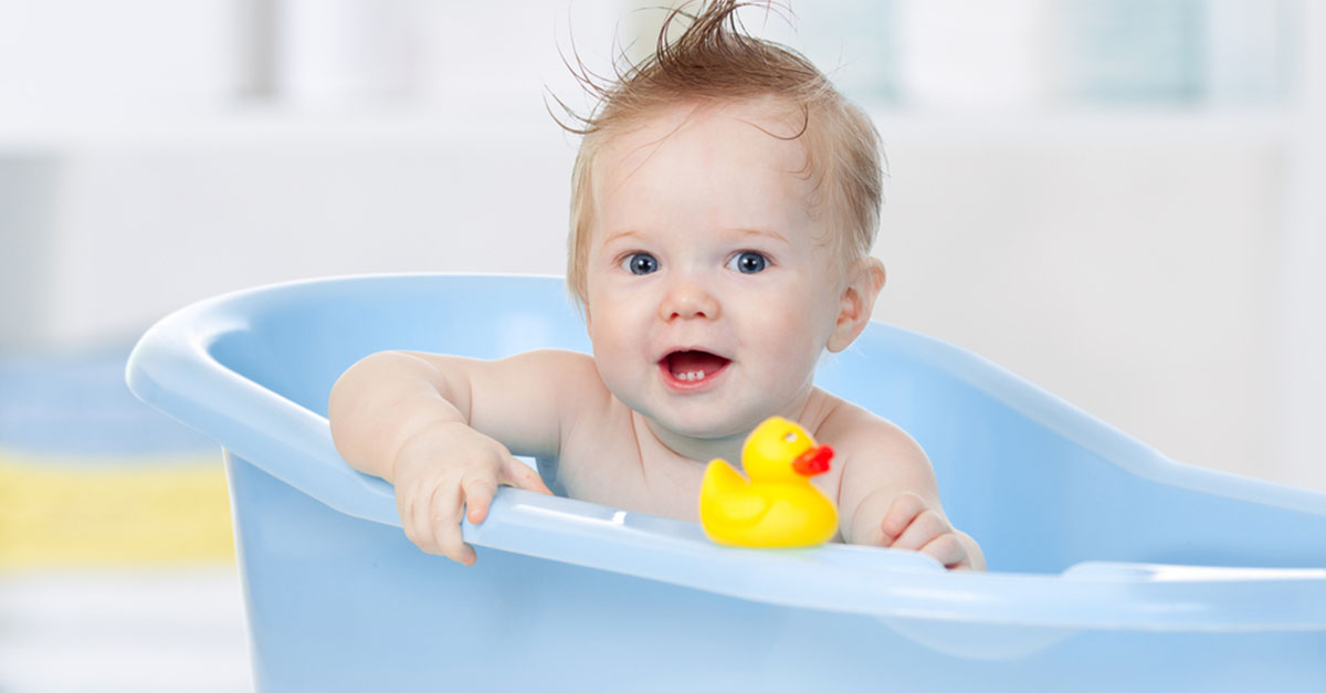 Baby baden leicht gemacht