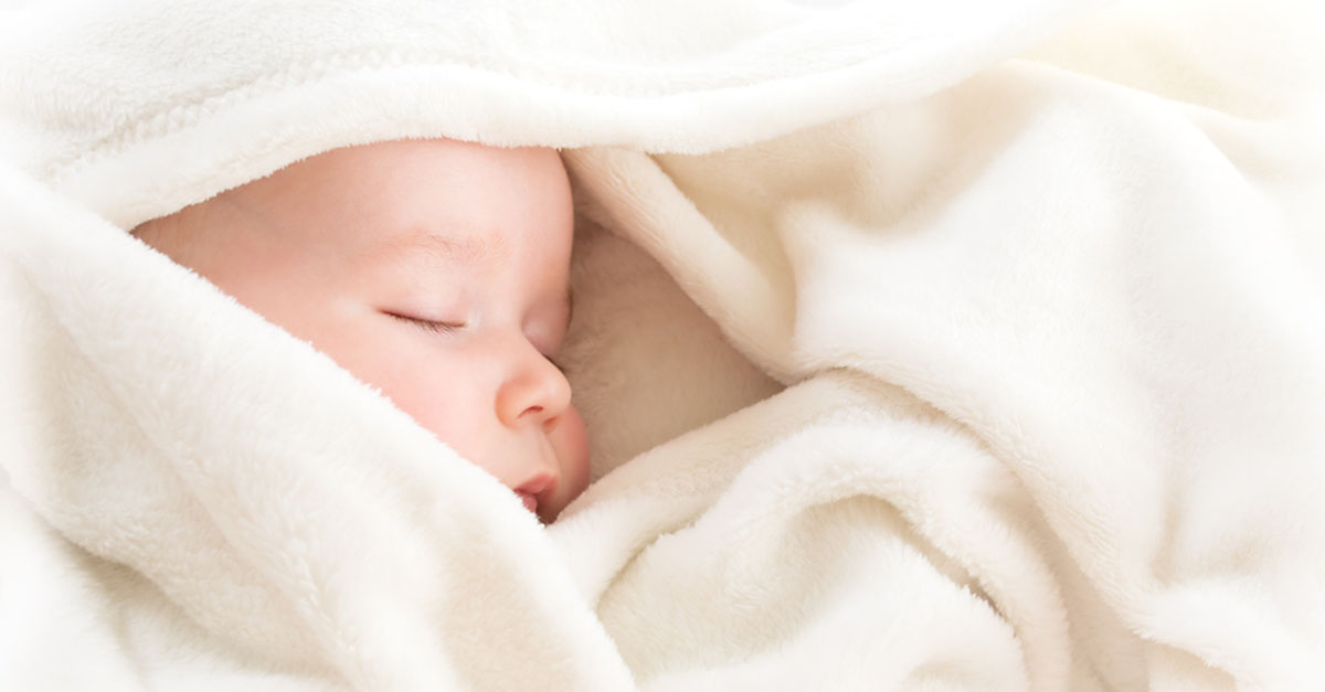 Babydecke aus Baumwolle