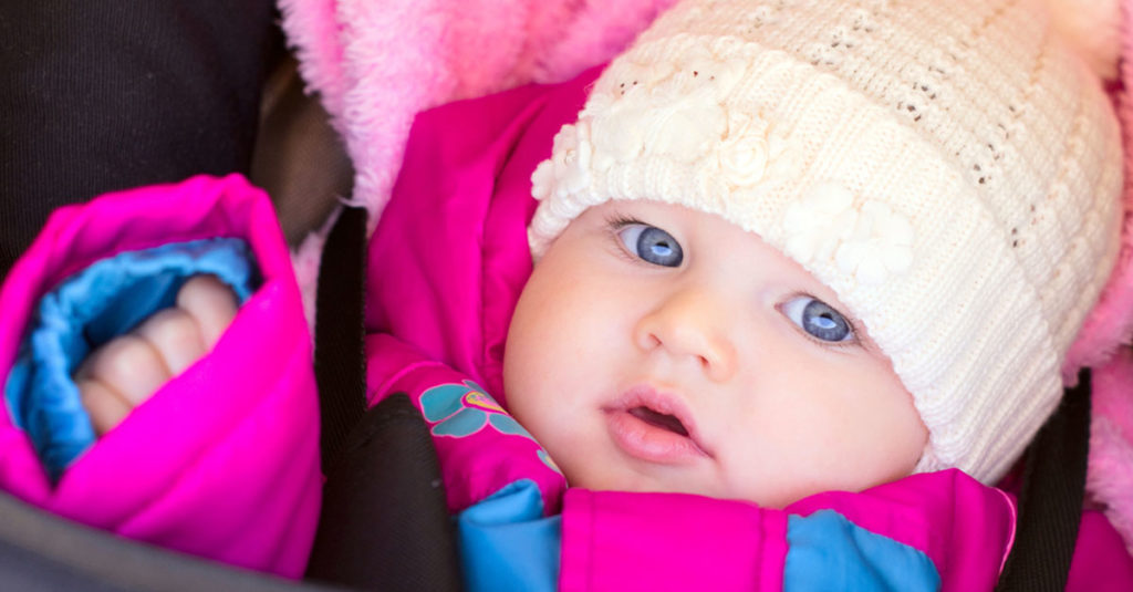 Babys im Winter