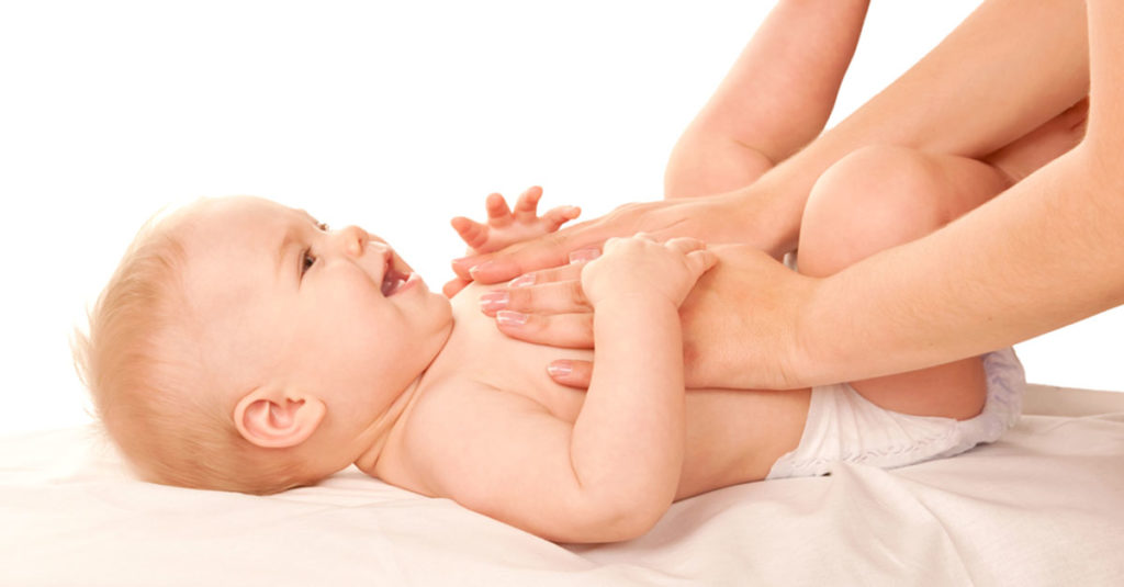 Baby hat Blähungen