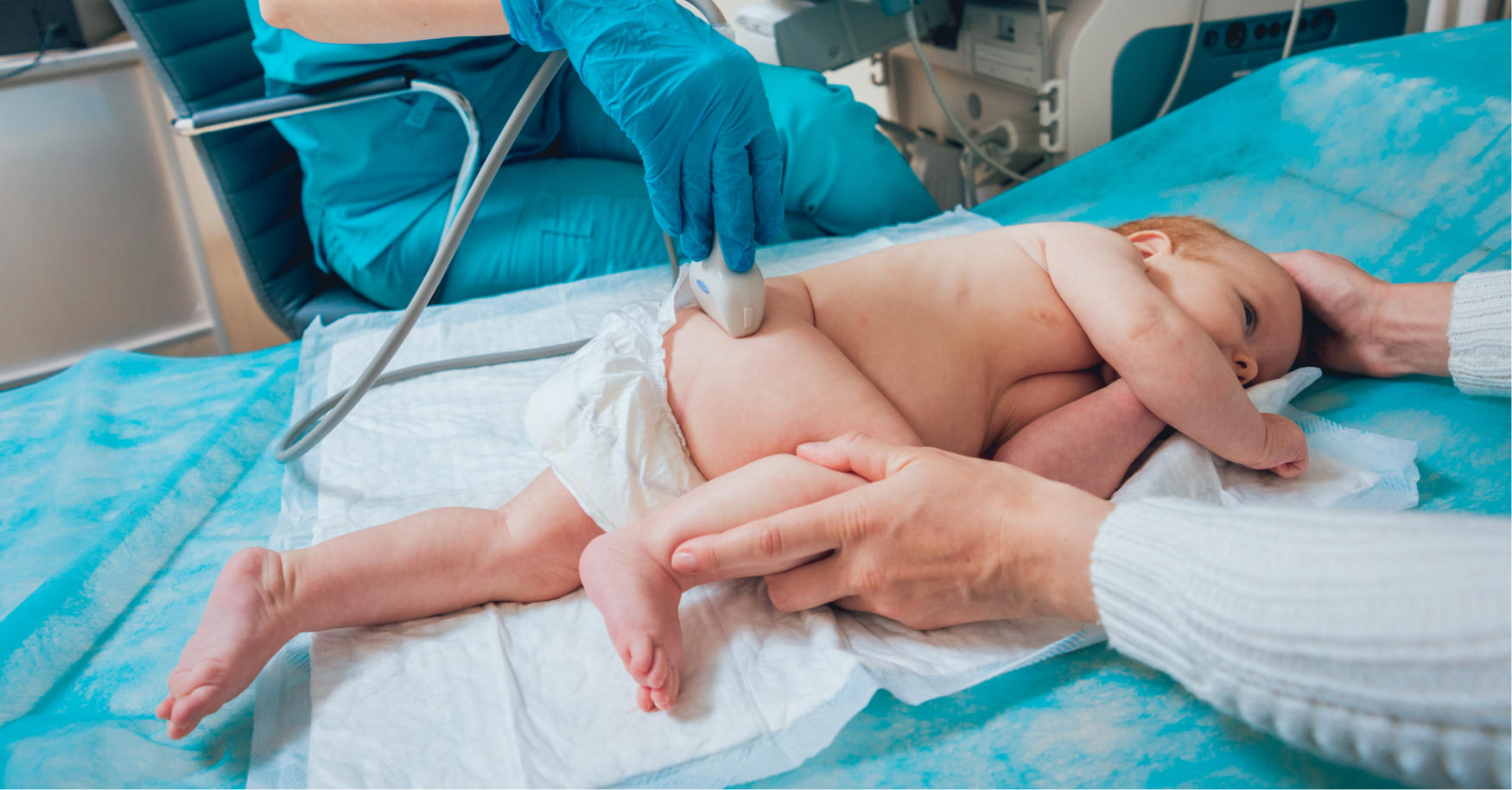 Hüftultraschalluntersuchung beim Säugling