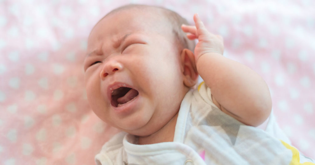 Baby schwitzt