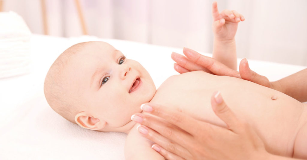 Rötung der Babyhaut
