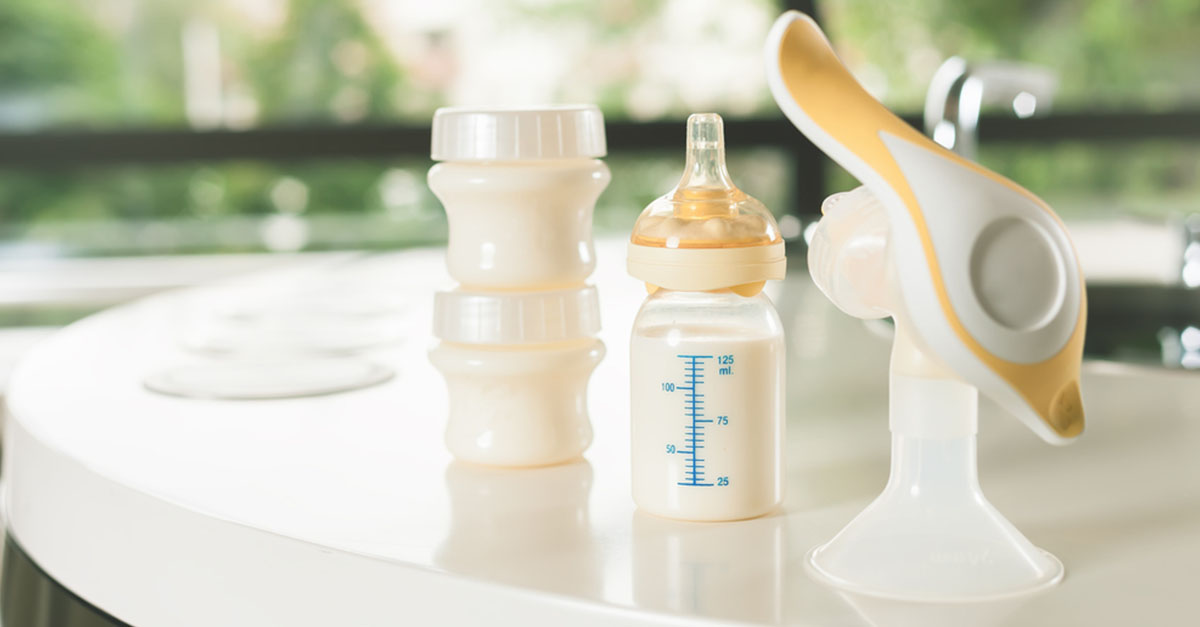 Milch abpumpen Baby.at