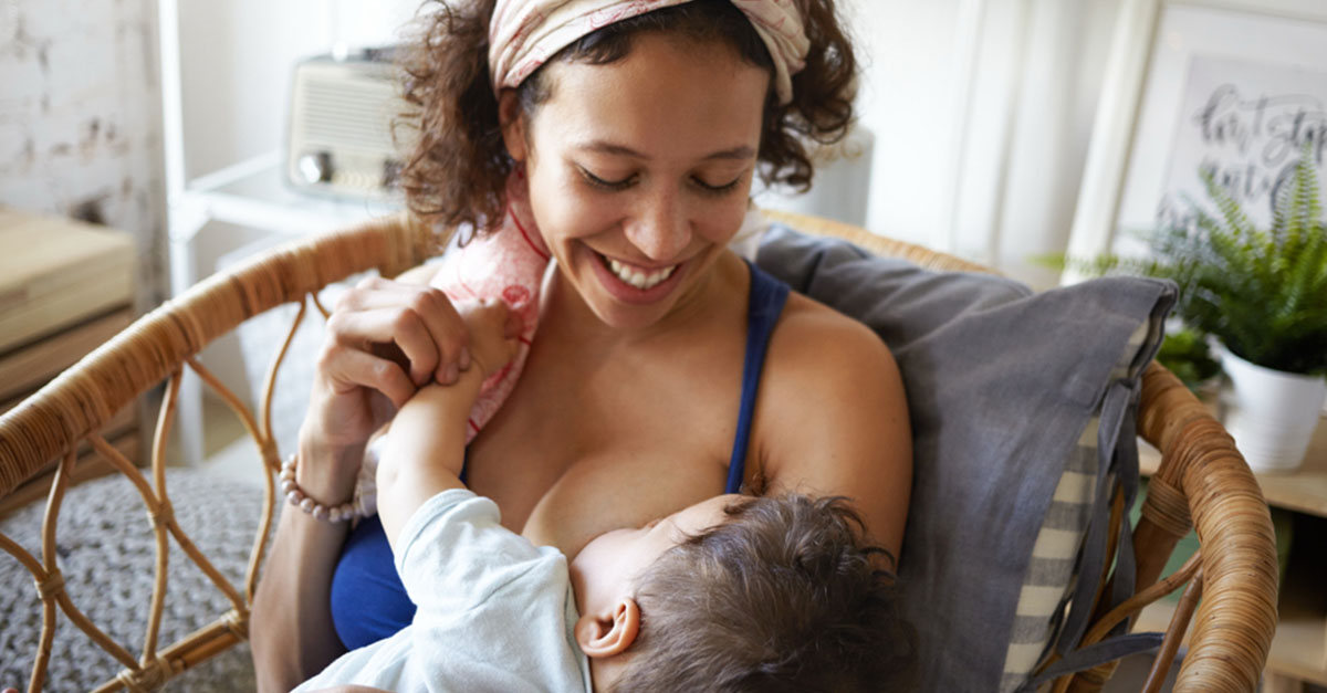 Baby-Fütterung