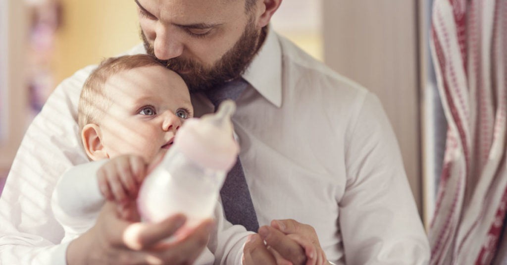 Raum und Zeit für Vater und Kind