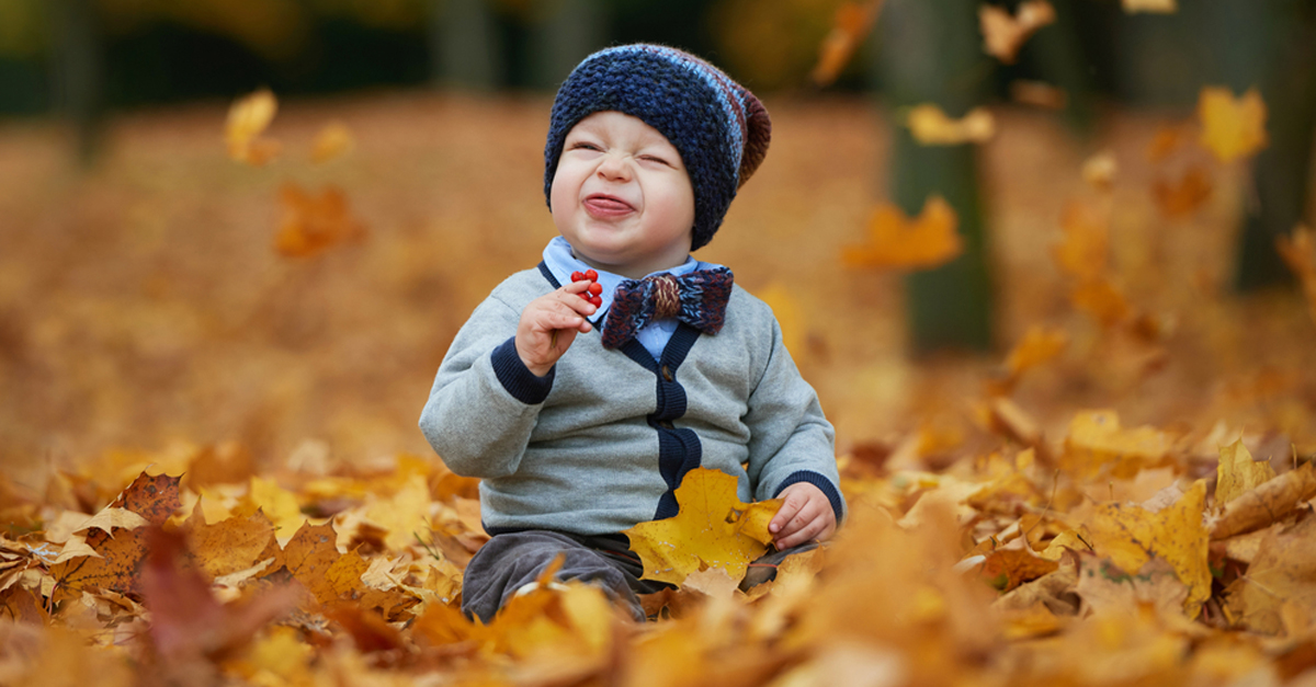 babys erster herbst