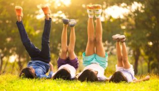 Spiele im Park