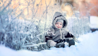 Babykleidung im Winter