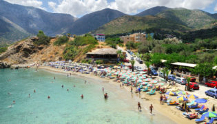 Strand von Bali auf Kreta – ideal für Familien